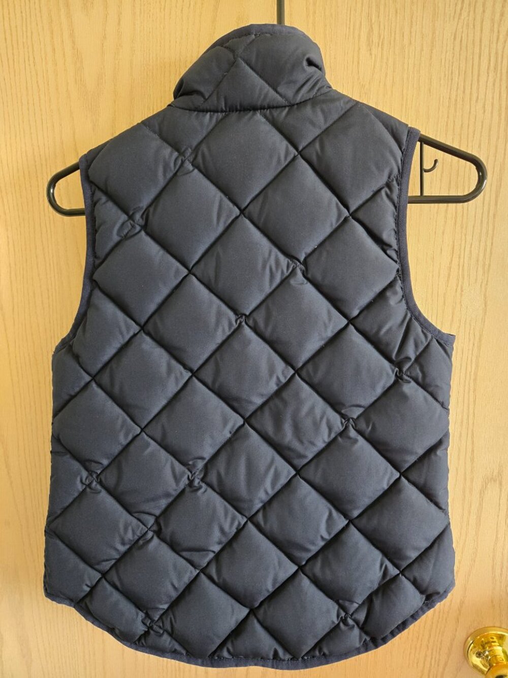 J Crew navy blue quilted vest xxs petite - Picture 2 of 6